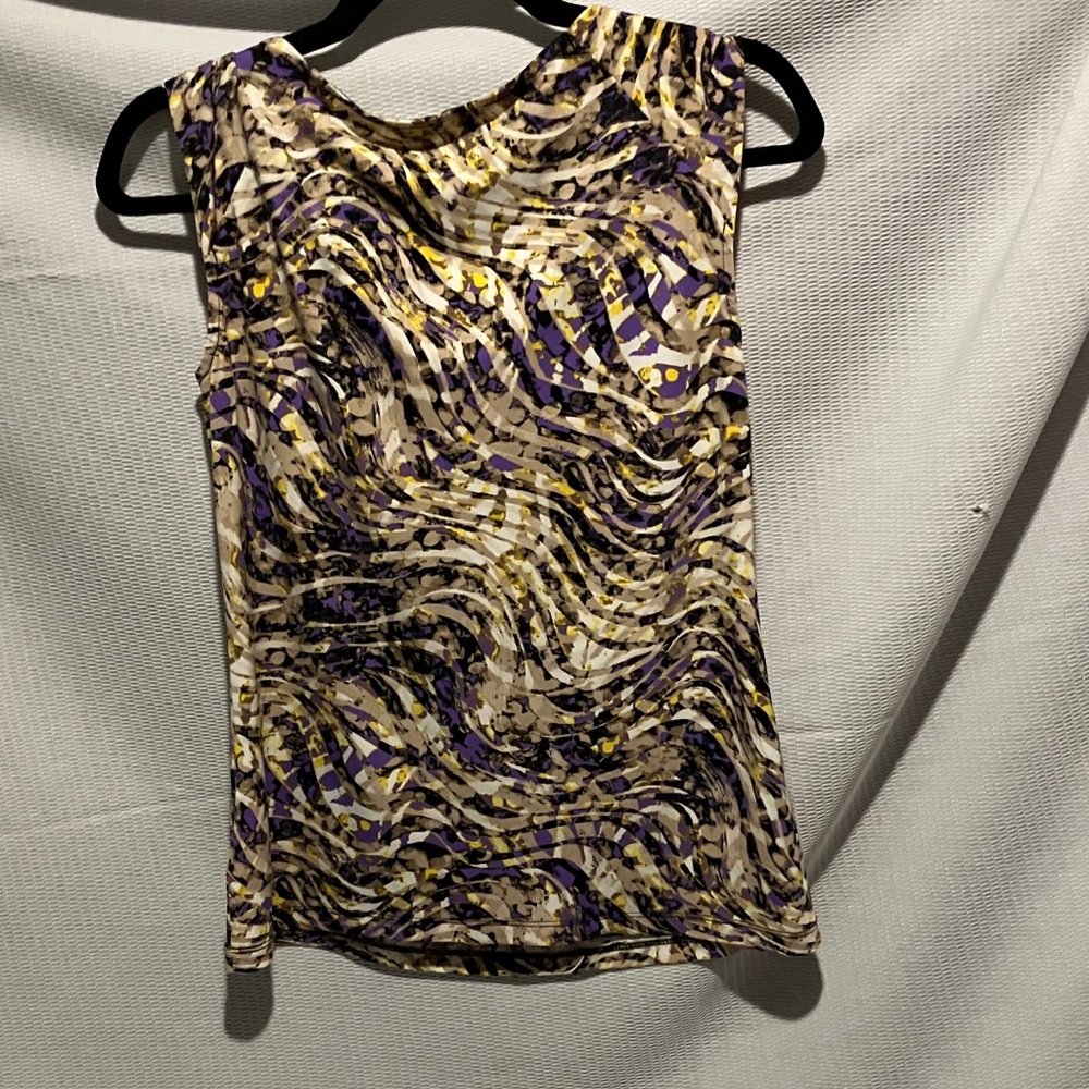 Jones Studio Multicolor Abstract Blouse - Picture 3 of 8